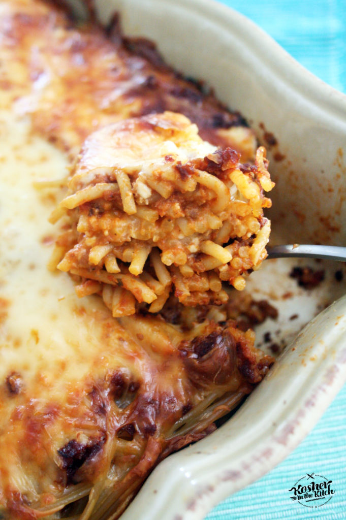 Baked Spaghetti with 