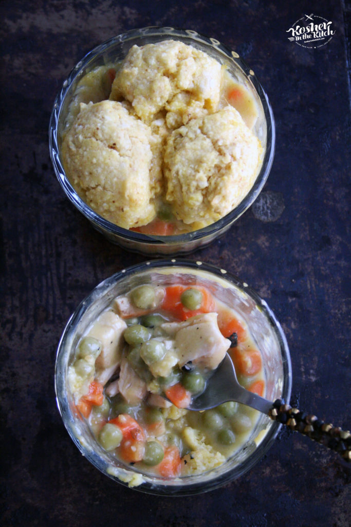 Matzo Ball Crusted Chicken Pot Pie 